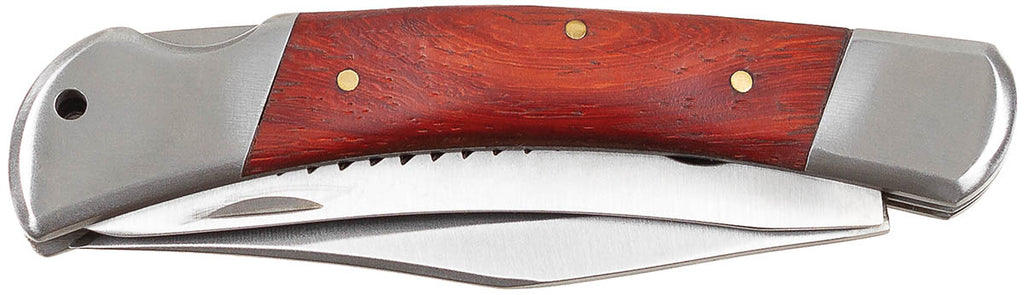 Briceag Hunter cu maner din metal si lemn Fox Outdoor