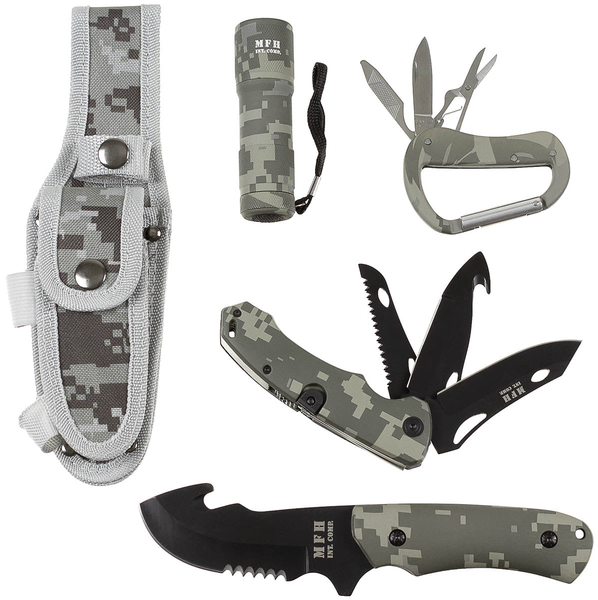Set cutite AT-digital cu husa MFH