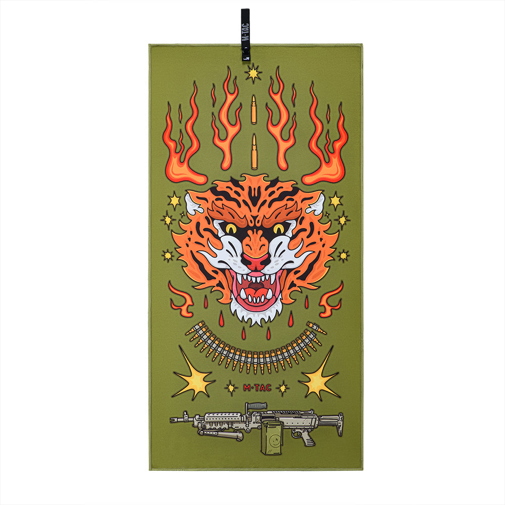 Prosop microfibra Tiger Stripes M-Tac 150x75cm