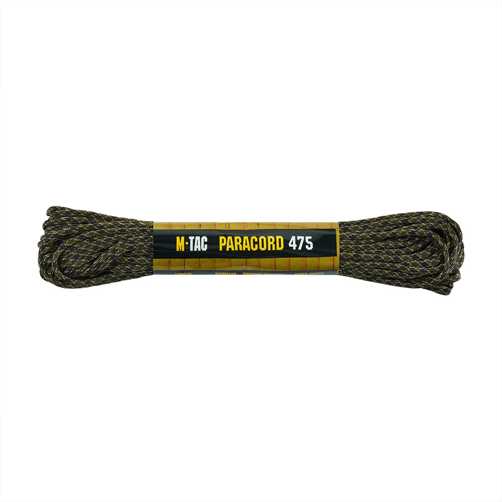 Paracord 475 M-Tac, 15 m, 7 fire, nailon rezistent - Tiger Stripe