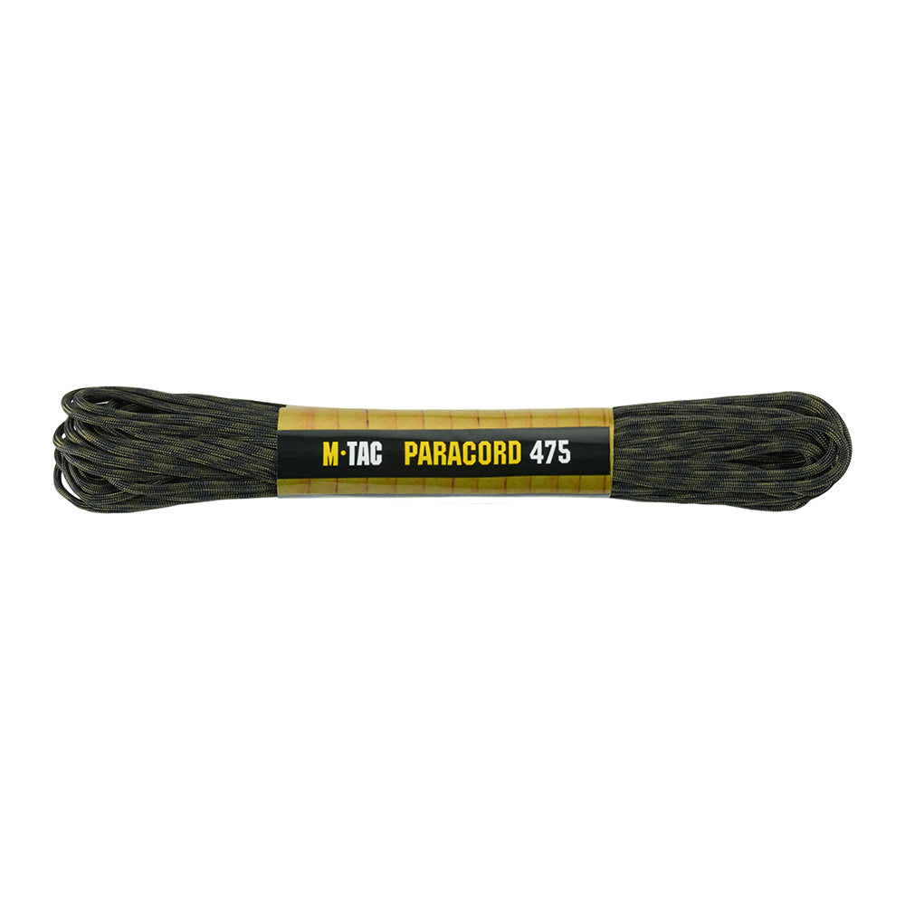 Paracord 475 M-Tac, 15 m, 7 fire, nailon rezistent - Black Forest