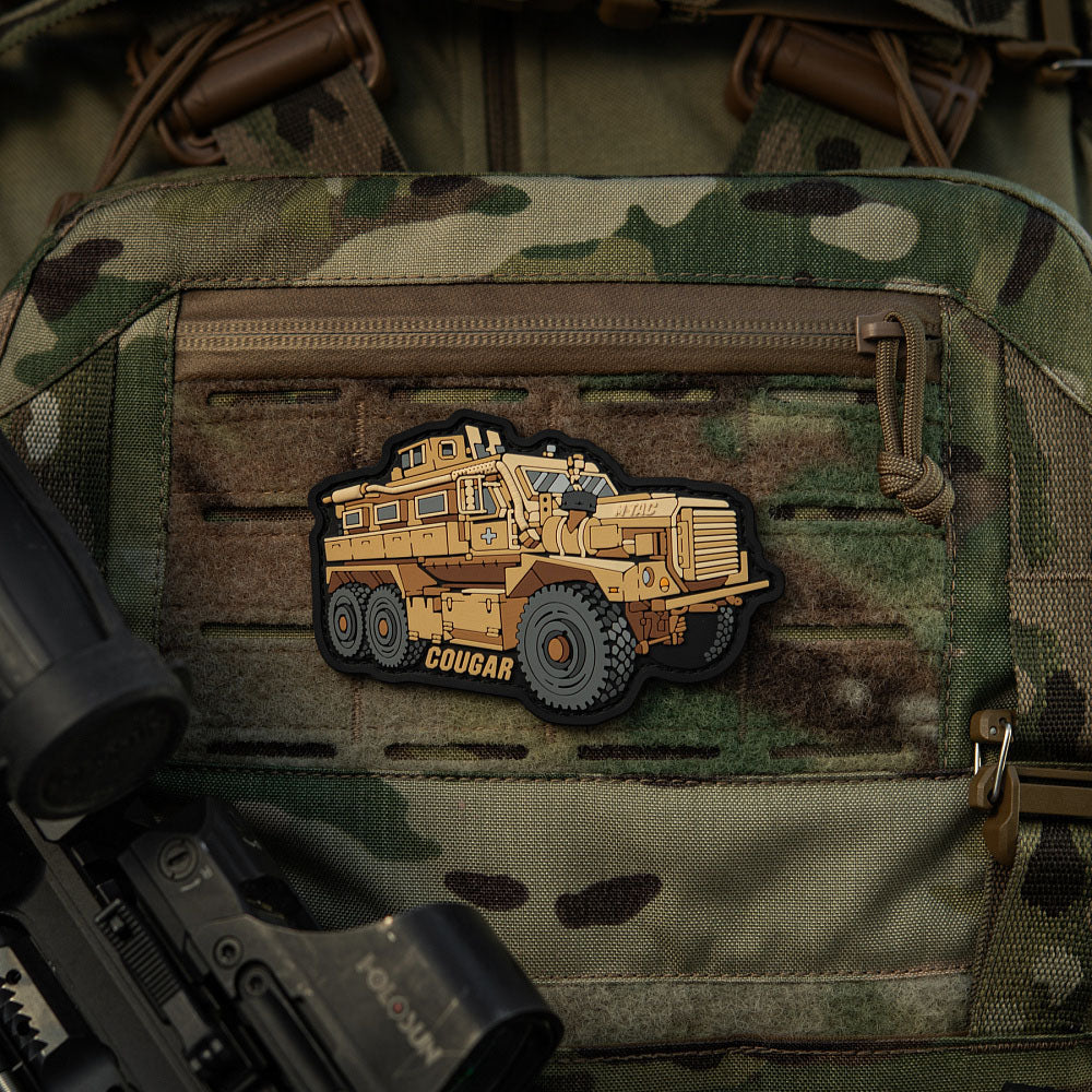 Patch Cougar PVC 3D M-Tac cu prindere Velcro