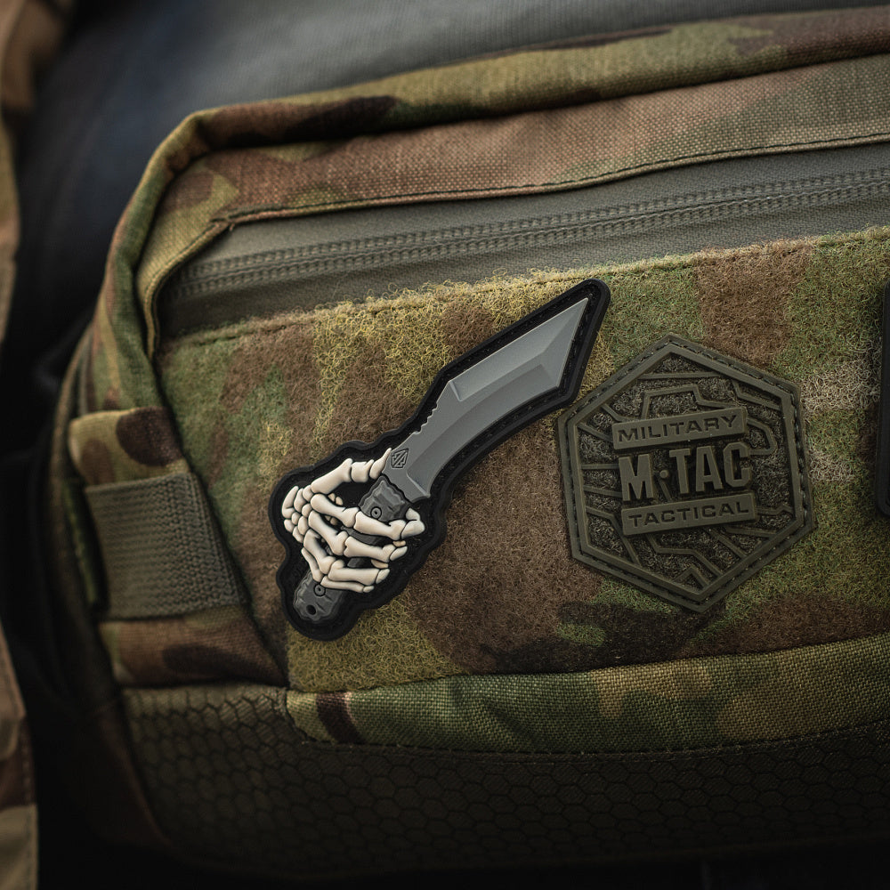 Patch Skeleton Knife PVC M-Tac
