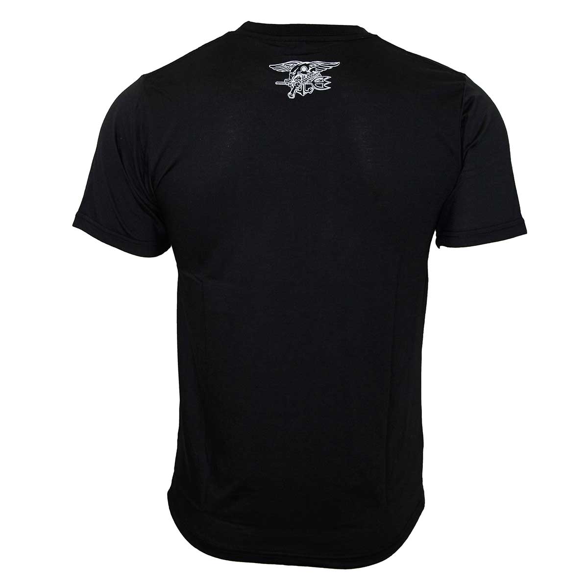 Tricou negru cu imprimeu Navy Seals Immortal Warrior