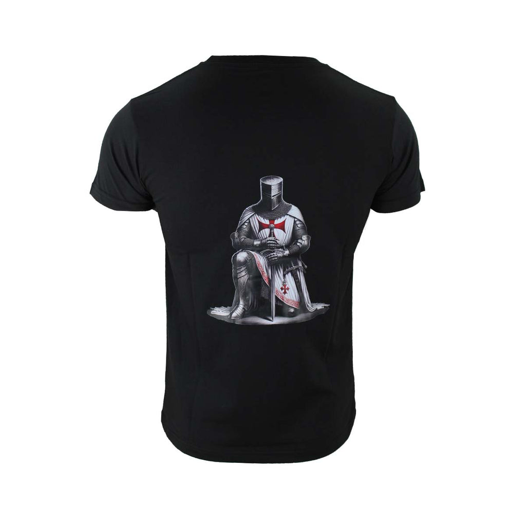 Tricou cu cavaleri templieri Immortal Warrior
