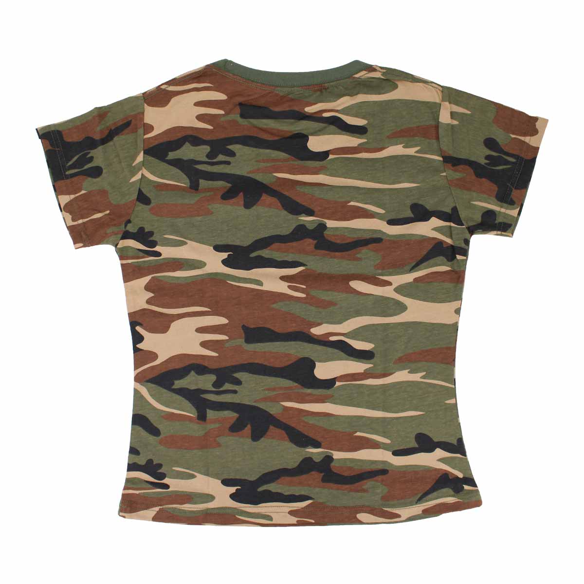 Tricou de dama camuflaj Woodland Immortal Warrior
