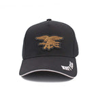 Sapca Navy Seal Immortal Warrior neagra din bumbac