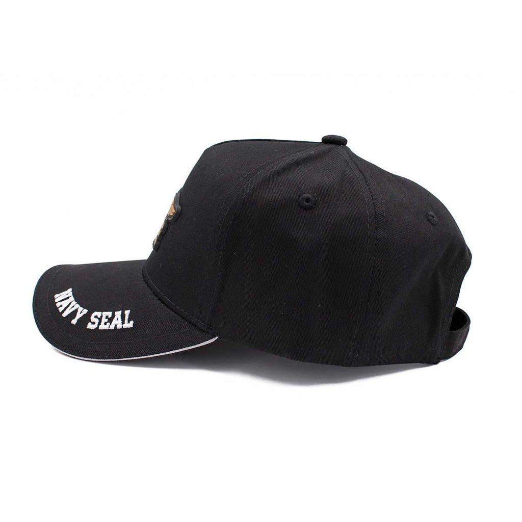 Sapca Navy Seal Immortal Warrior neagra din bumbac