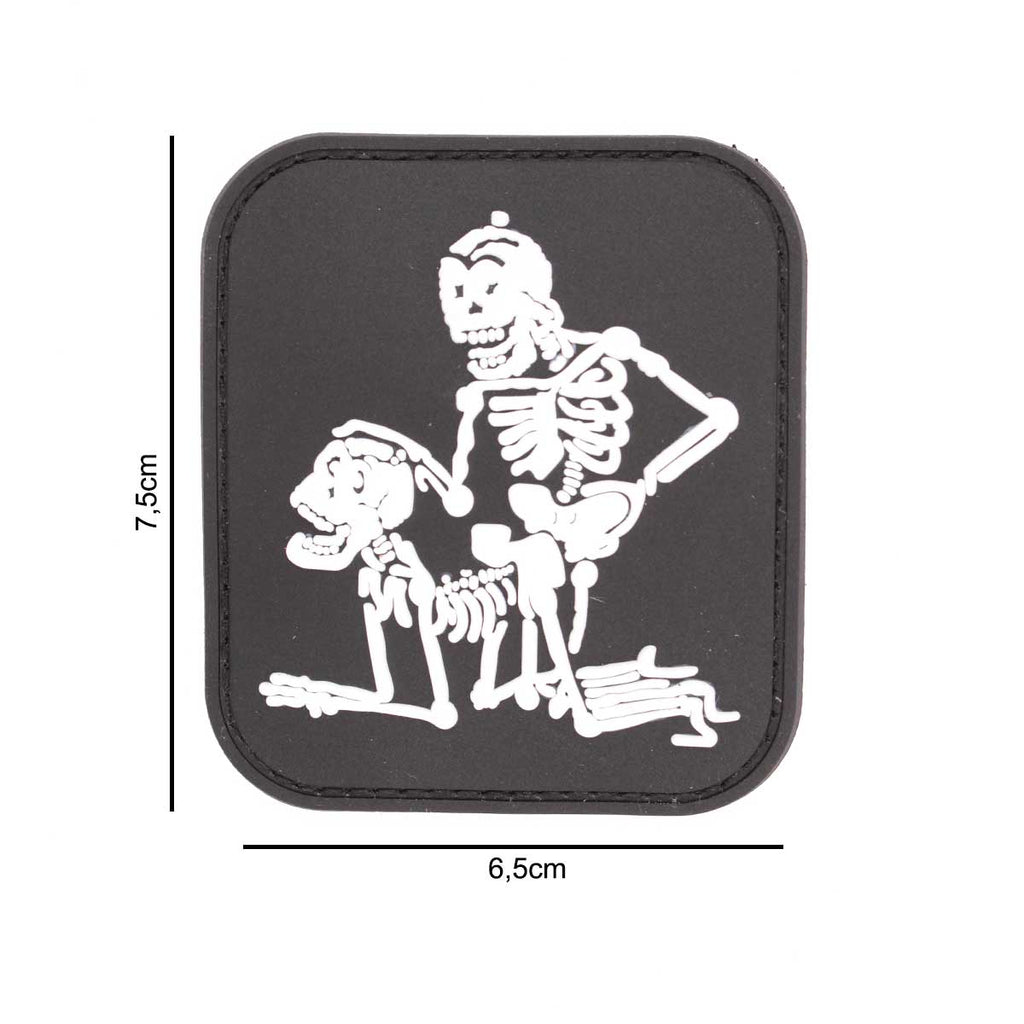 Patch 3D PVC doua schelete Immortal Warrior