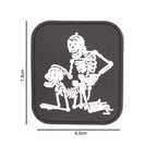 Patch 3D PVC doua schelete Immortal Warrior