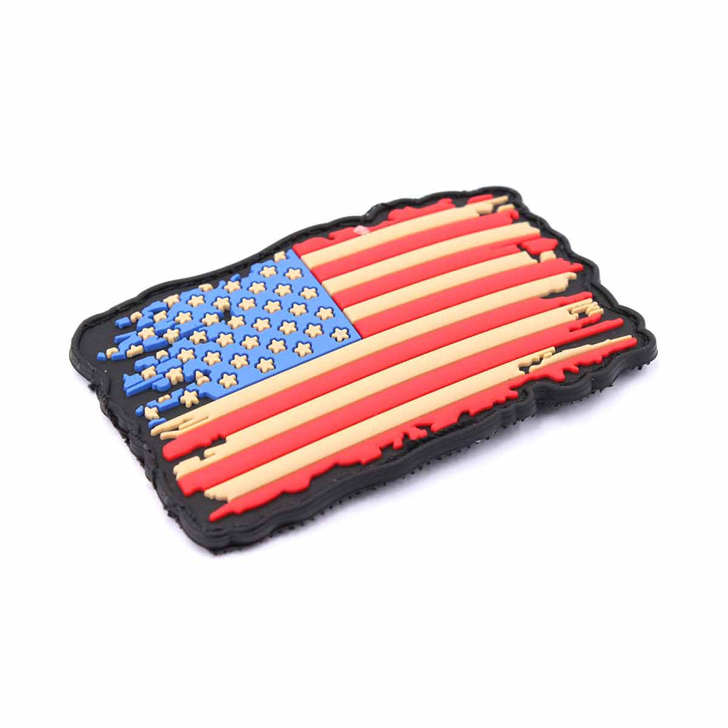 Patch PVC 3D steag SUA vintage Immortal Warrior