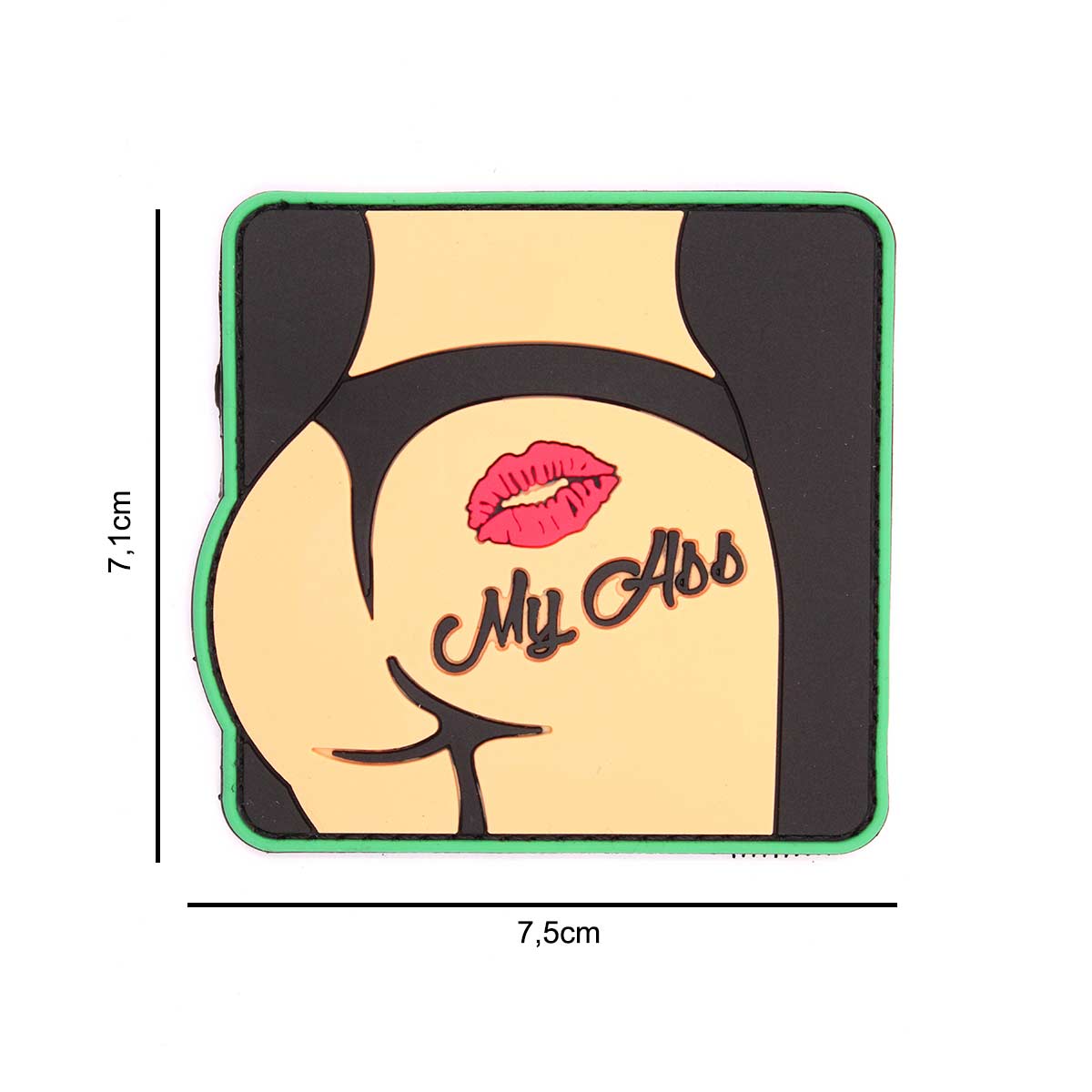Patch PVC 3D Kiss My Ass Immortal Warrior