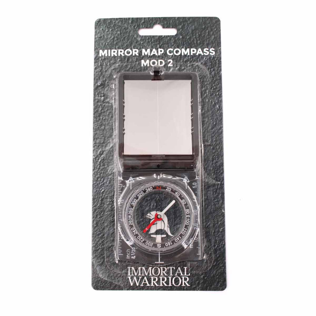 Busola cu oglinda Immortal Warrior transparenta