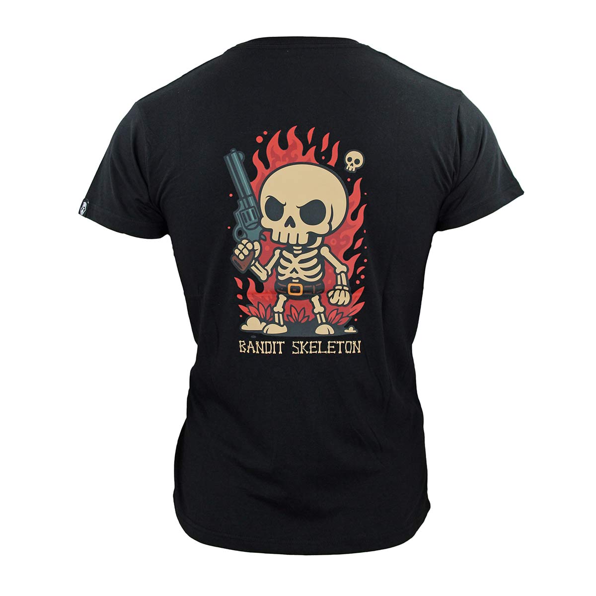 Tricou Bandit Skeleton negru Immortal Warrior