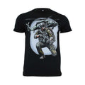 Tricou negru cu imprimeu elicopter Immortal Warrior