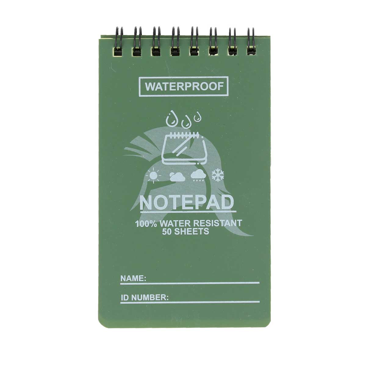 Carnet impermeabil 12 x 8 cm Immortal Warrior
