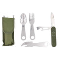 Set tacamuri militare cu briceag si husa Immortal Warrior