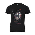 Tricou Cavalerii Templieri Immortal Warrior negru
