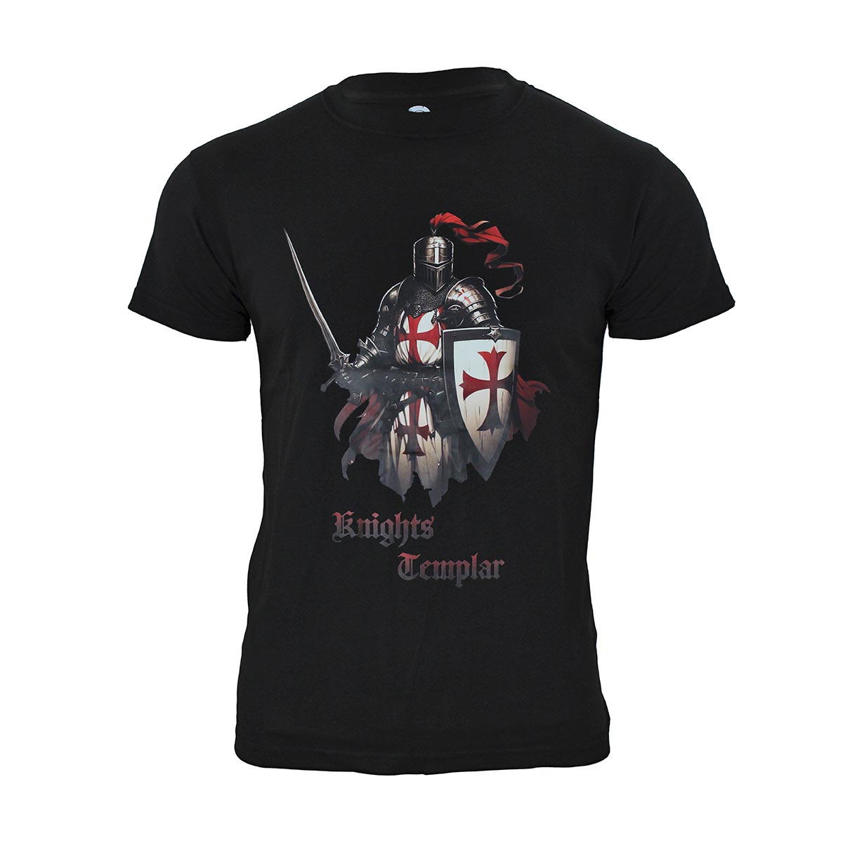 Tricou Cavalerii Templieri Immortal Warrior negru