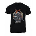 Tricou CombatCat negru Immortal Warrior