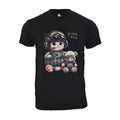 Tricou Born to Kill Immortal Warrior negru cu imprimeu