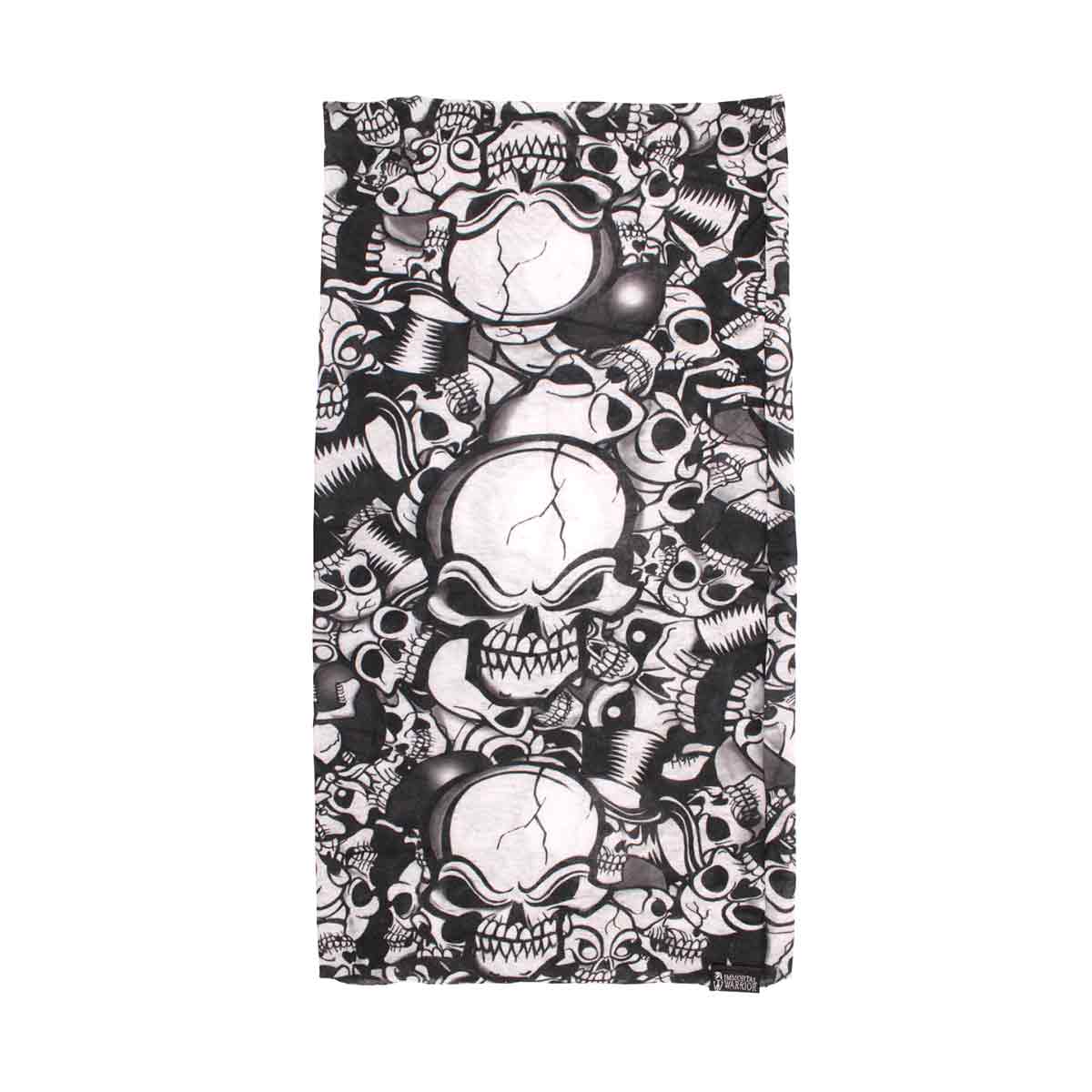 Bandana de gat cu cranii Immortal Warrior