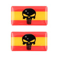 Set 2 autocolante 3D Punisher Immortal Warrior
