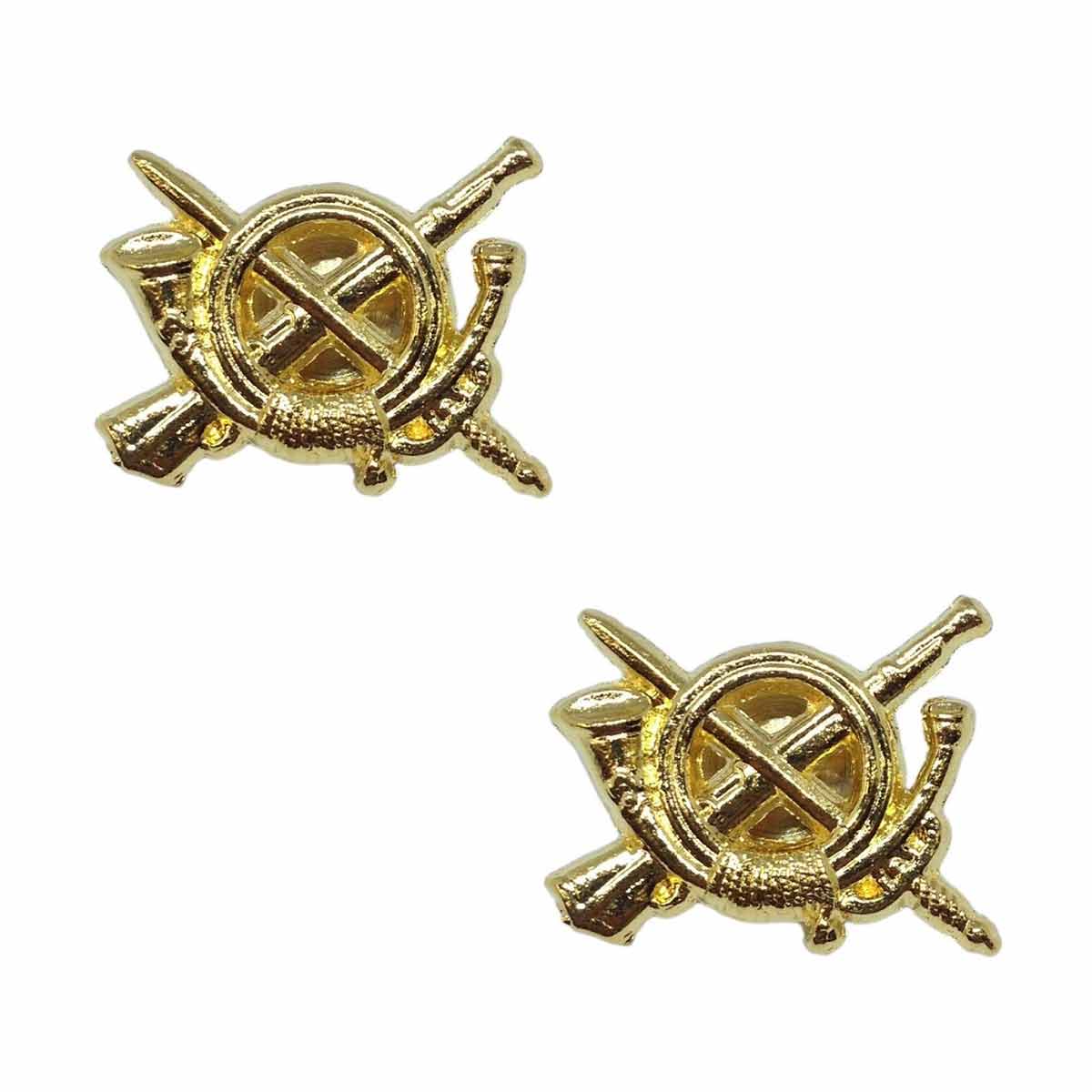Insigne metalice de guler Infanterie Immortal Warrior, set 2 buc