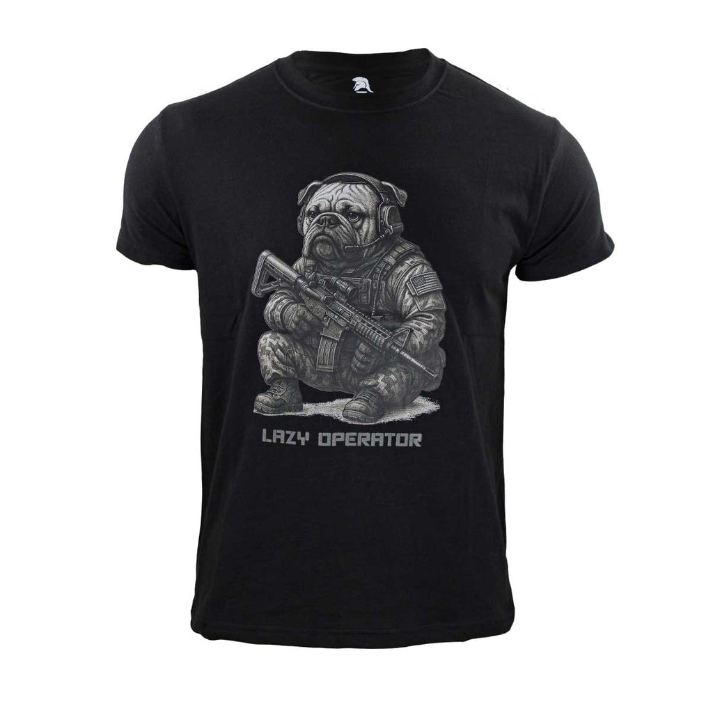 Tricou Lazy Operator Immortal Warrior negru