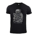 Tricou Lazy Operator Immortal Warrior negru