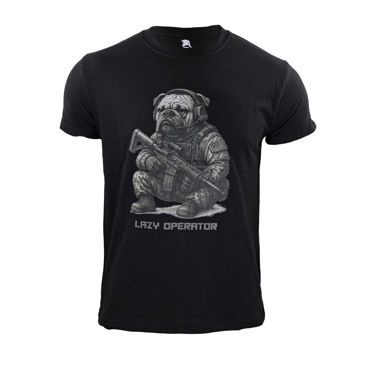 Tricou Lazy Operator Immortal Warrior negru
