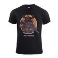 Tricou Pug Patrol Immortal Warrior negru cu imprimeu