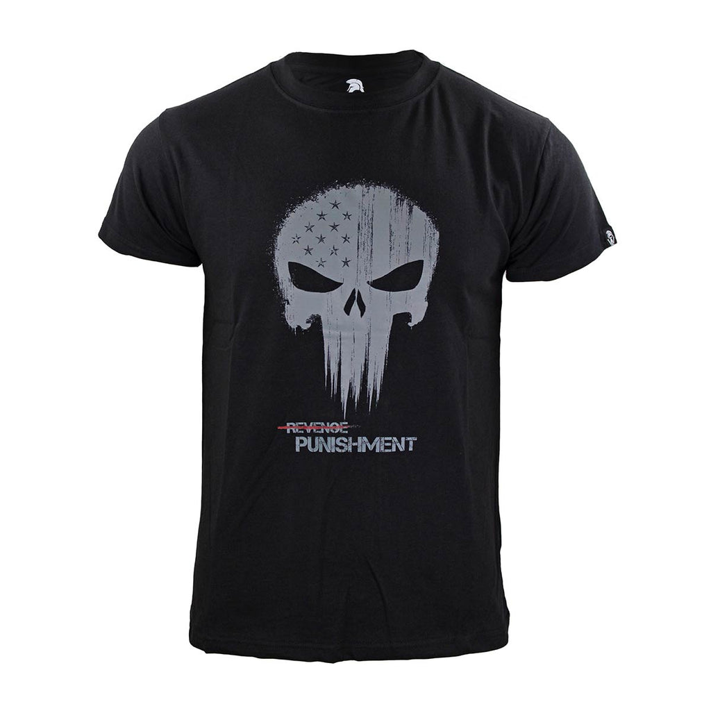 Tricou Revenge Punishment Immortal Warrior negru