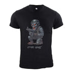 Tricou Zombie Assault negru Immortal Warrior