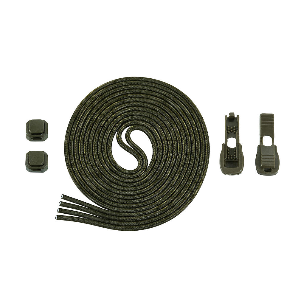 Sireturi elastice cu blocare 120 cm oliv M-Tac